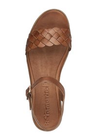 Tamaris Sandalen met plateauzool - nut