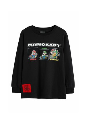 Next, GAMING LICENSE LONG SLEEVE - Long sleeved top - black mario
