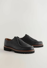REGULAR FIT - CHUNKY APRON - Igapäevased paeltega jalatsid - black