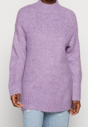 Pullover - mottled purple