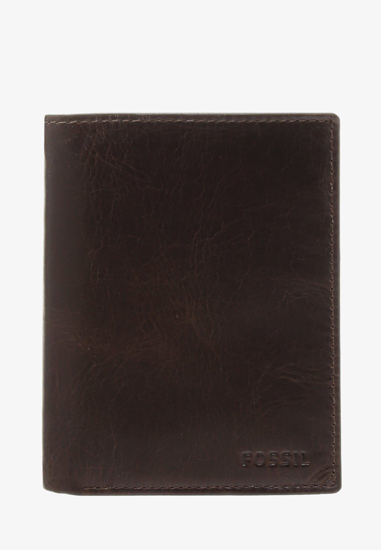 Fossil - DERRICK  - Portemonnee - dark brown, Vergroten