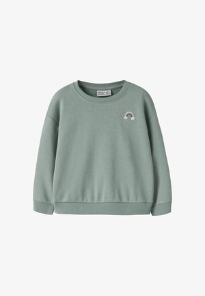 Name it, SWEATSHIRT RELAXED FIT - Sweatshirt - green milieu