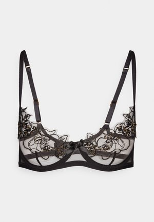 Agent Provocateur LINDIE BRA - Merevítős melltartó - black