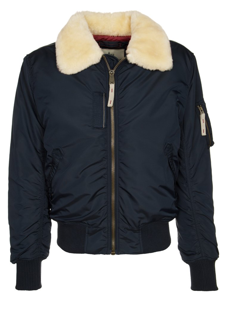 Alpha industries бомбер с мехом