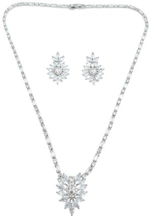 HOCHZEIT & PARTY - SET - Orecchini - silberfarben weiss
