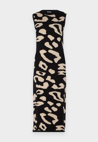 VIRIL DRESS - Strikket kjole - black