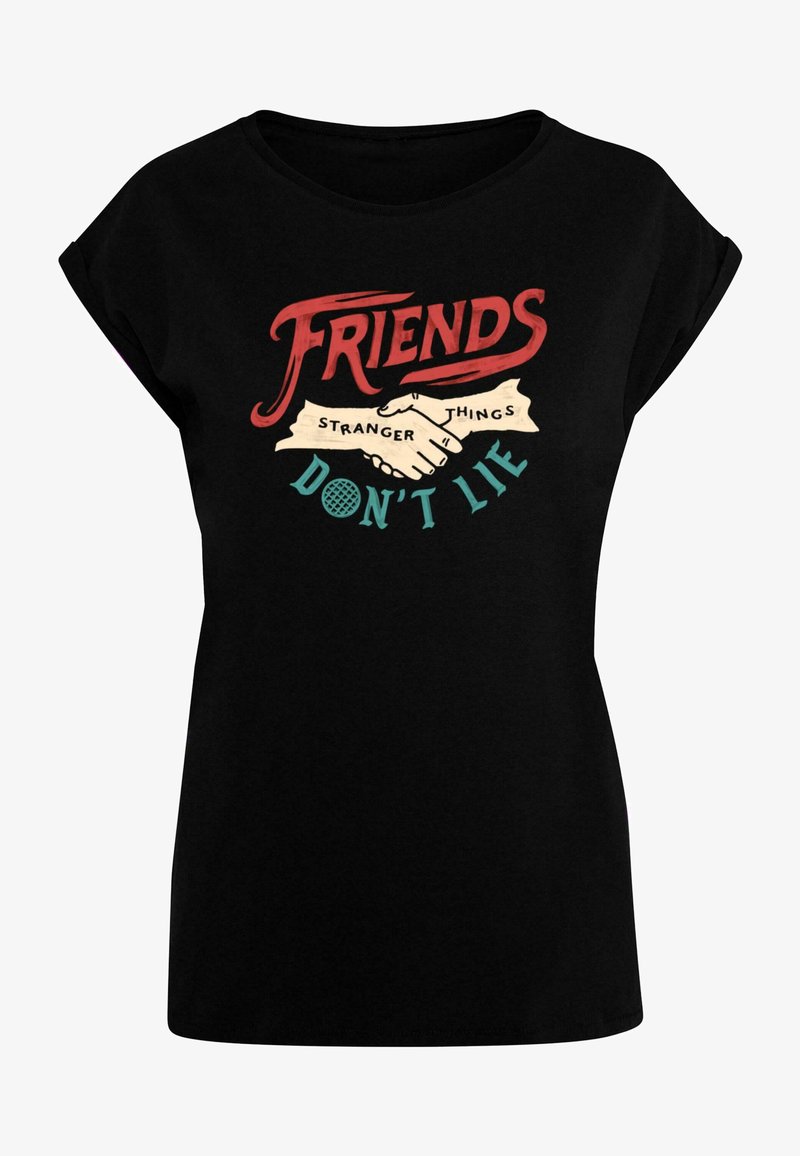 Netflix Stranger Things Friends Don't Lie Maglietta Ampia Mani Netflix Stranger Things Friends Don't Lie Maglietta Ampia Mani