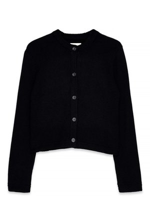 ROUND NECK - Chaqueta de punto - black