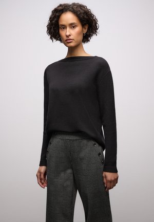 BASIC PULLOVER - Pullover - schwarz