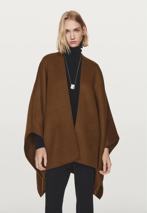 Massimo Dutti Pončo - brown