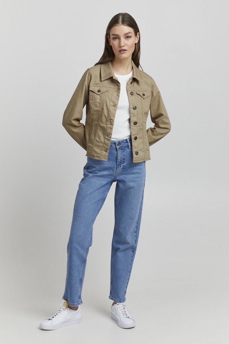 Damen Leichte Jacken | PULZ Leichte Jacke white pepper/khaki - XG62965 Damen Leichte Jacken | PULZ Leichte Jacke white pepper/khaki - XG62965