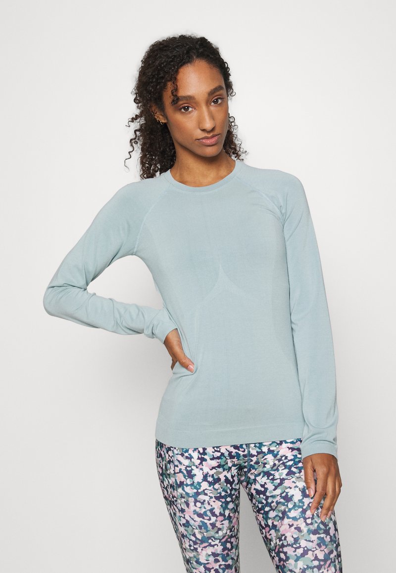 Sweaty Betty GLISTEN SEAMLESS - Camisola de manga comprida - mirage green