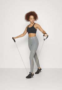 adidas Performance Leggings - medium grey heather/white