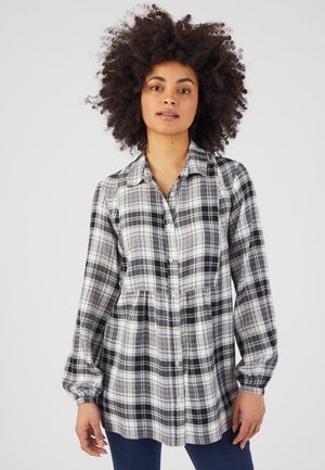 Damart Blusa - noir carreaux