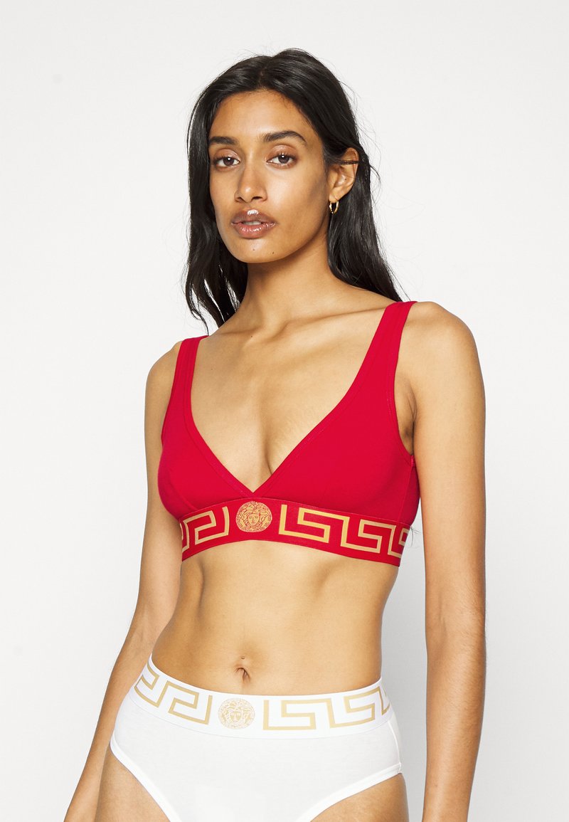 Versace UNDERWEAR TOPEKA STRETCH - Liemenėlė su trikampio formos kaušeliais - rosso