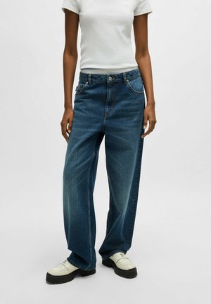 HUGO Straight leg -farkut - dark blue seventeen
