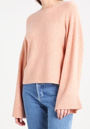 Pullover - mottled light pink