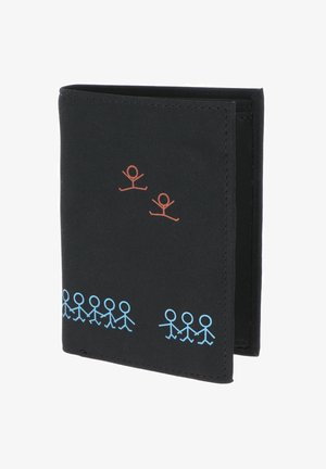 oxmox, NEW CRYPTAN RFID PROTECT KOMBIBÖRSE UNISEX - Wallet - jumping jack print cyan black
