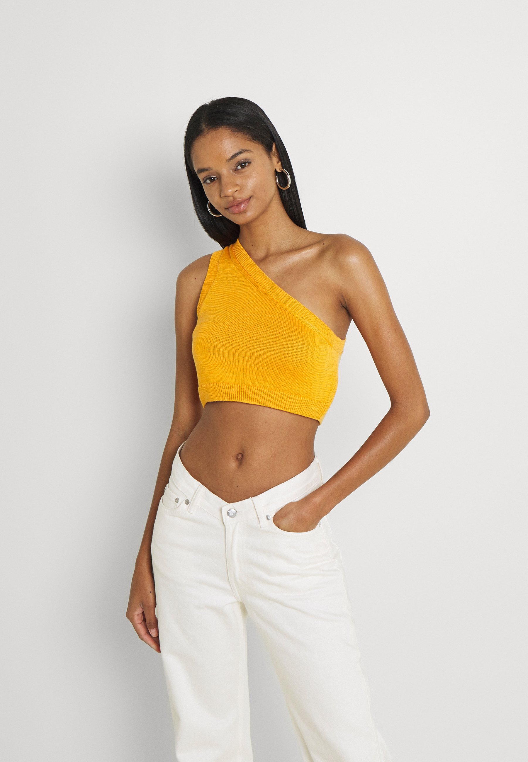 NU-IN ONE SHOULDER - Top - orange 