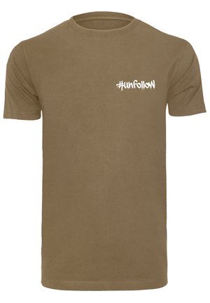 UNFOLLOW  - T-shirt imprimé - olive
