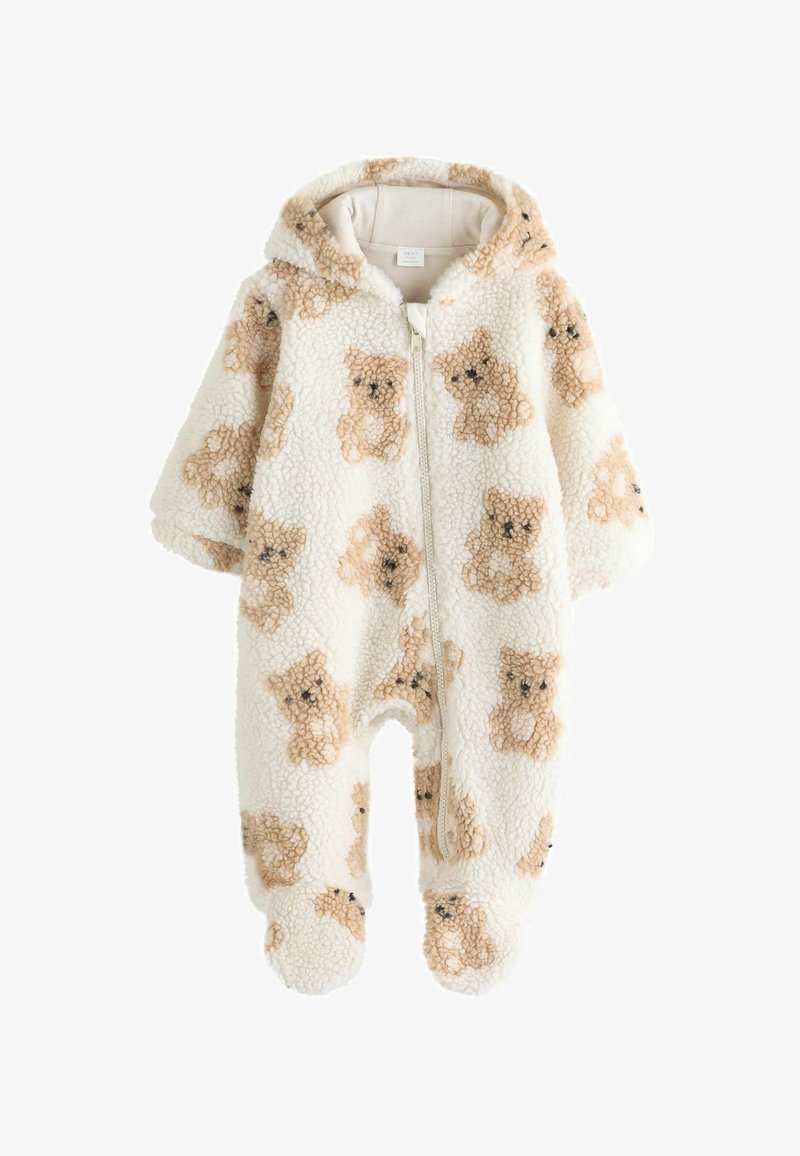 Next REGULAR FIT - Sleep suit - ecru tan bear print