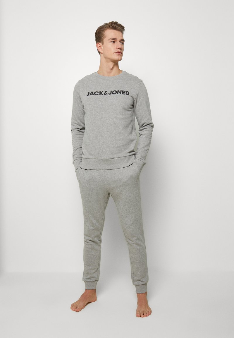 Jack & Jones - JACLOUNGE - Pyjama - light grey melange, Agrandir