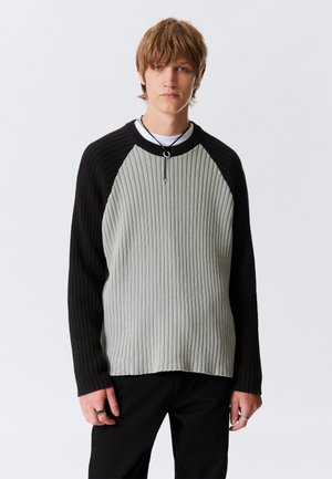 BOXY SWEATER - Πουλόβερ - grey medium dusty
