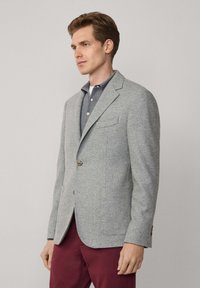 Façonnable BIRDSEYE WEAVE - Americana - light grey marl