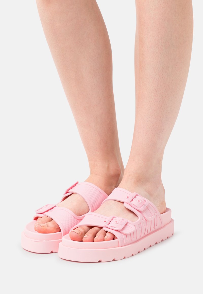 Buffalo EVE SOL - Mulas - baby pink