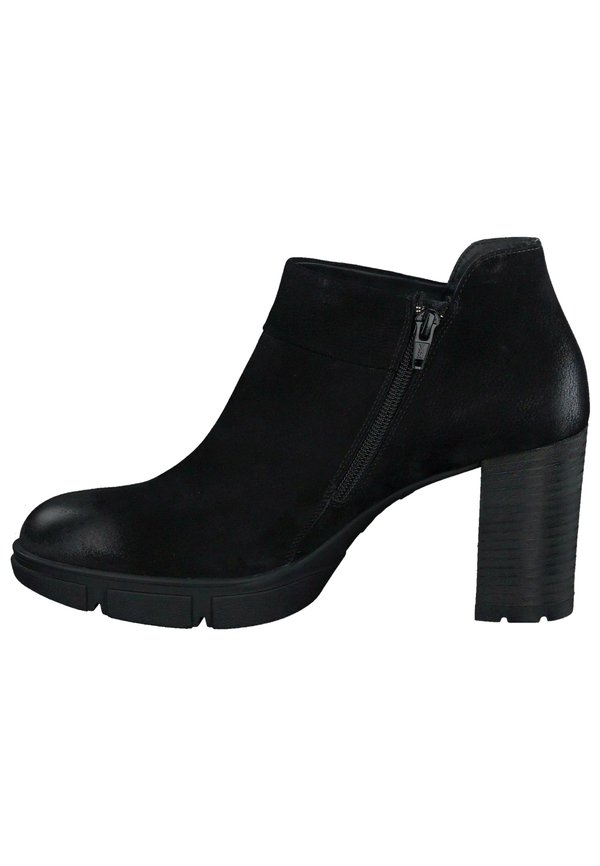 Plateaustiefelette - schwarz