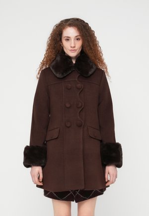 THE DOLLY COAT - Krátký kabát - rosewood brown