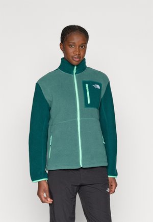 YUMIORI FULL ZIP - Jachetă din fleece - pine forest/hunter green/spring bud