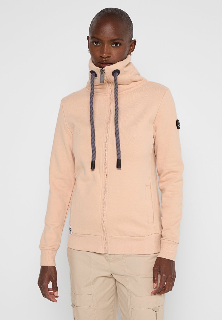 khujo Sweater met rits abrikoos khujo Sweater met rits abrikoos