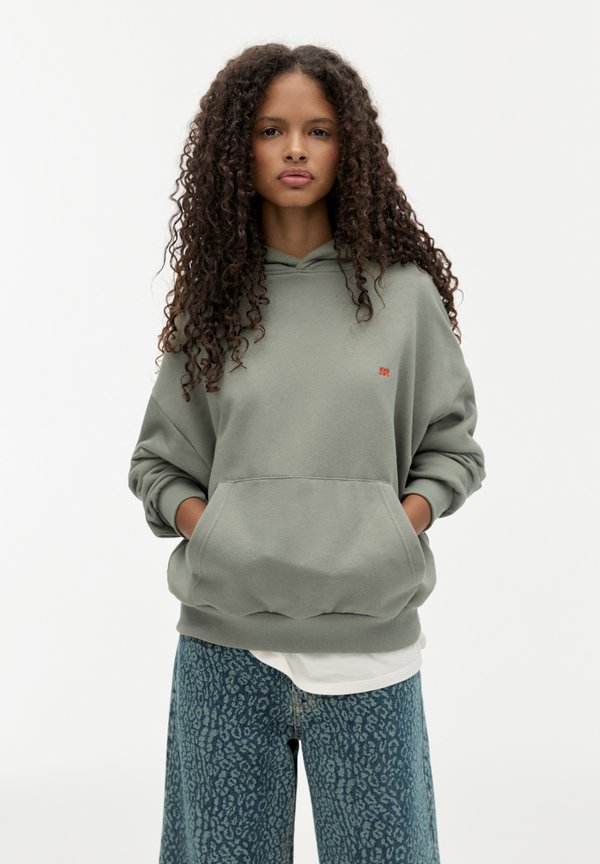 EMBROIDERED LOGO - Sweatshirt - khaki