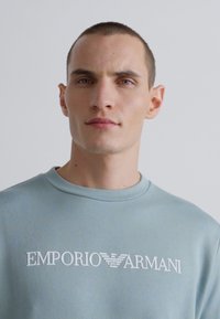 Emporio Armani FELPA - Felpa - light blue