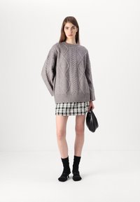 JDY JDYSILJA LONG CABLE - Camisola - december sky melange