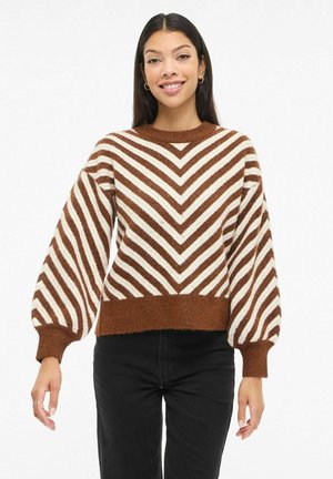 PULLOVER VILUNA RUNDHALS - Džemperis - chocolate brown