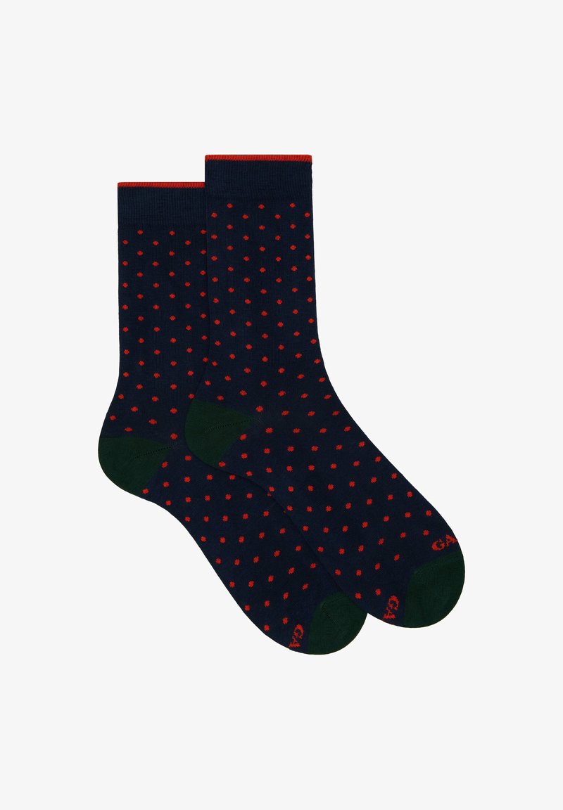 Gallo WITH POLKA DOTS - Calze - royal vermiglio