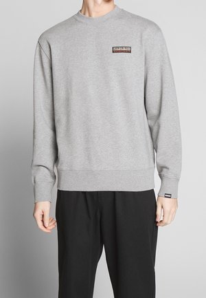Sweater - mottled light grey