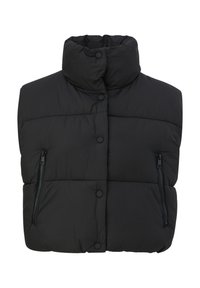 MIT STEHKRAGEN - Veste sans manches - schwarz