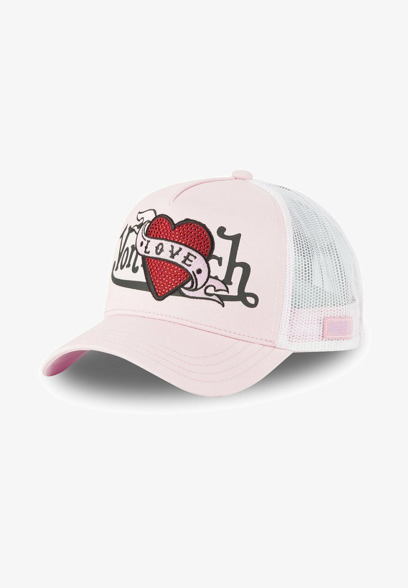 Von Dutch FILET COEUR - Gorra - rose