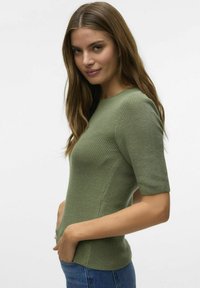 Vero Moda VMNEWLEXSUN  - T-shirt basic - hedge green