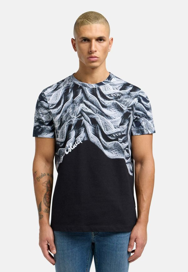 Print T-shirt - schwarz