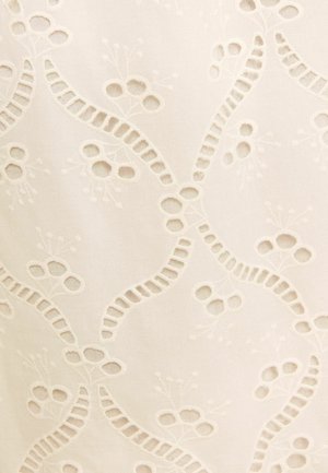 Love & Roses, REGULAR FIT - V-NECK BRODERIE SKIRT JERSEY MIDI DRESS - Džersejové šaty - ivory