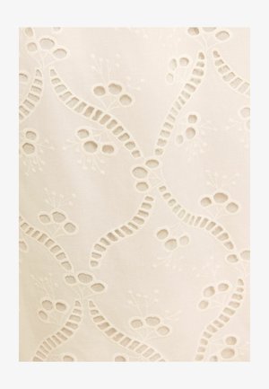Love & Roses, REGULAR FIT - V-NECK BRODERIE SKIRT JERSEY MIDI DRESS - Džersejové šaty - ivory