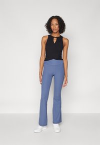 Sweaty Betty MINDFUL SEAMLESS WRAP TANK  - Topper - black