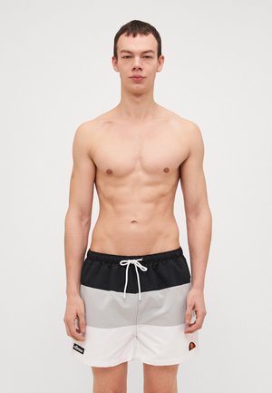 CIELO SWIM - Shorts da mare - black/grey/white