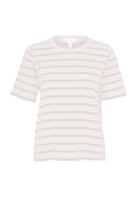 T-shirt basic - french oak and white stripe