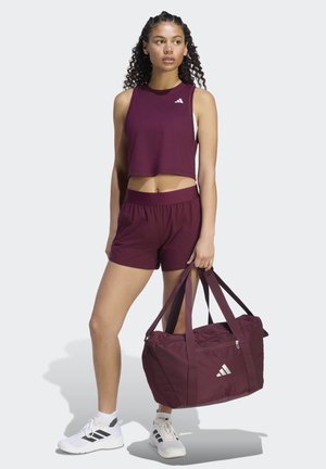 adidas Performance, ADIDAS SPORT BAG - Sportstasker - maroon silver met