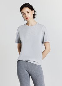 Calliope TINTA UNITA - T-shirt basic - grigio medio melange